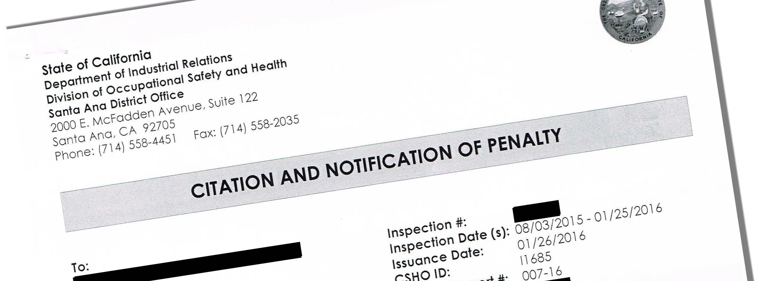 OSHA Citations