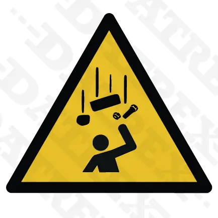 Falling Object Hazard Sign