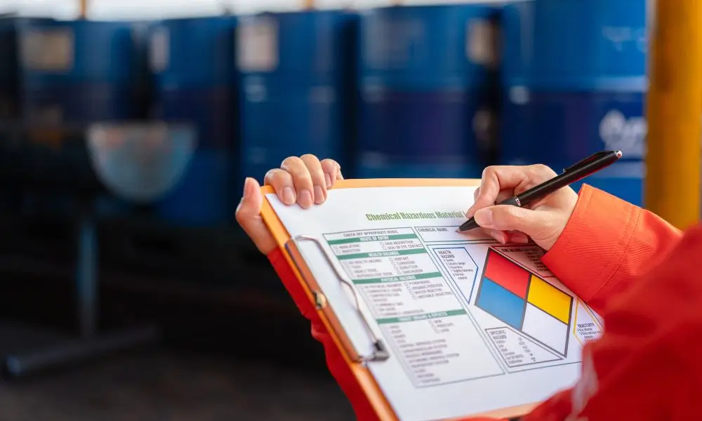 In the Hazardous Chemical Inventory Your Company Must