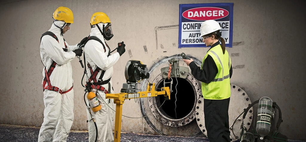 Horizontal confined space rescue